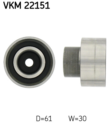 Deflection/Guide Pulley, timing belt - VKM 22151 SKF